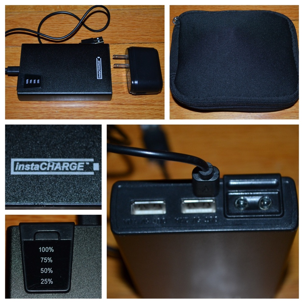 InstaCHARGE Portable Power Bank with Case